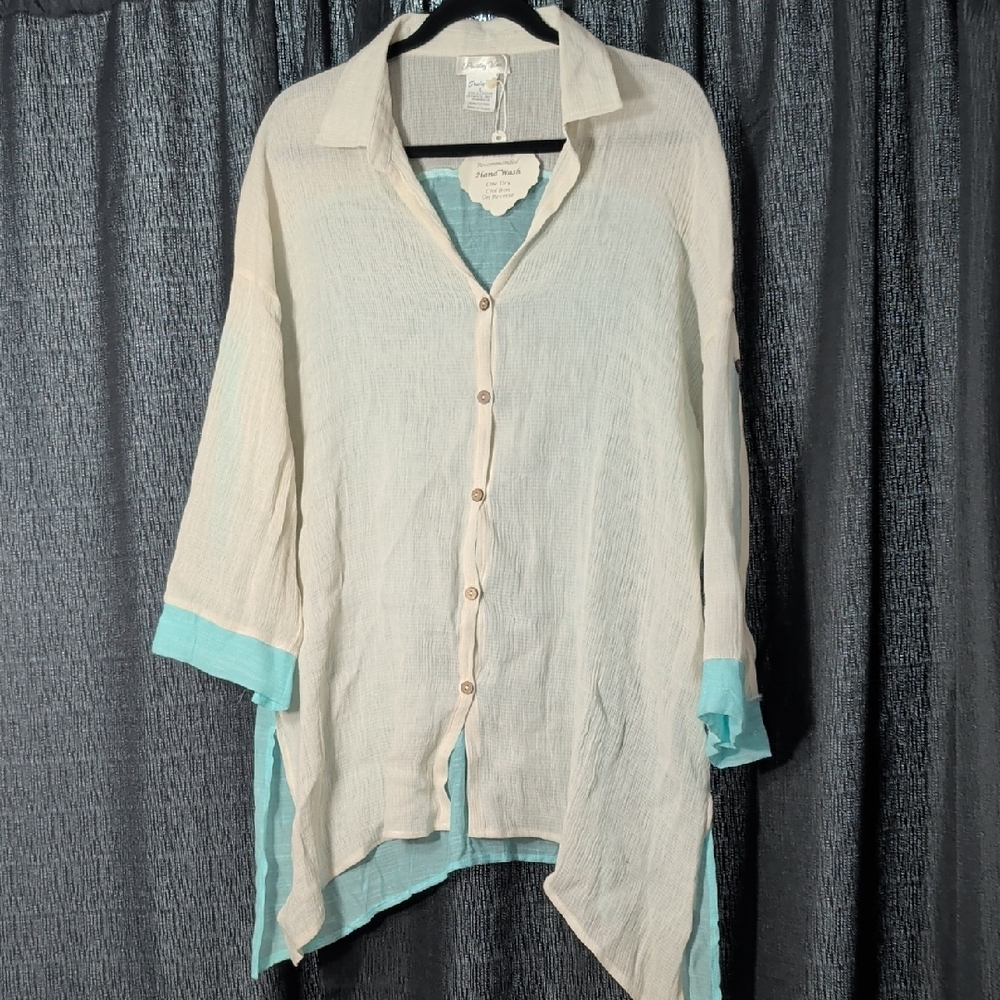 Paisley Vine 100% Cotton Tunic Top